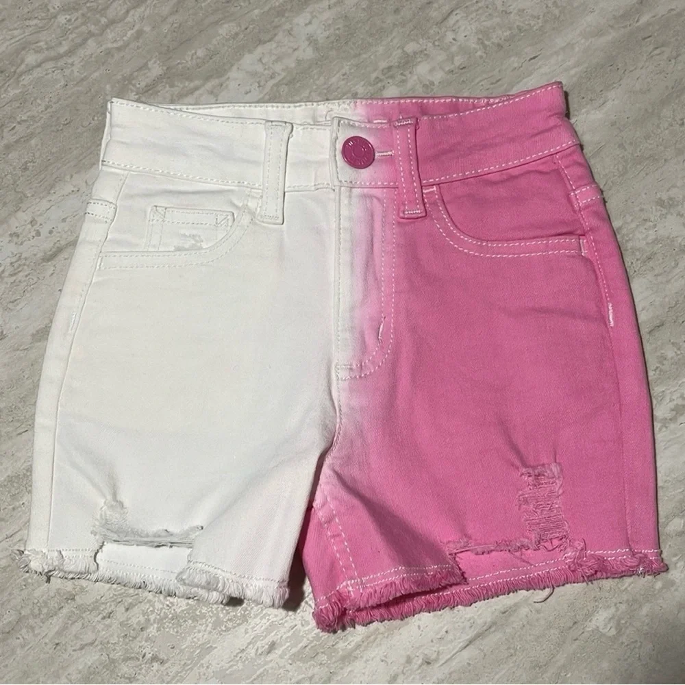 NWOT Justice Little Girl Jeans Shorts *6